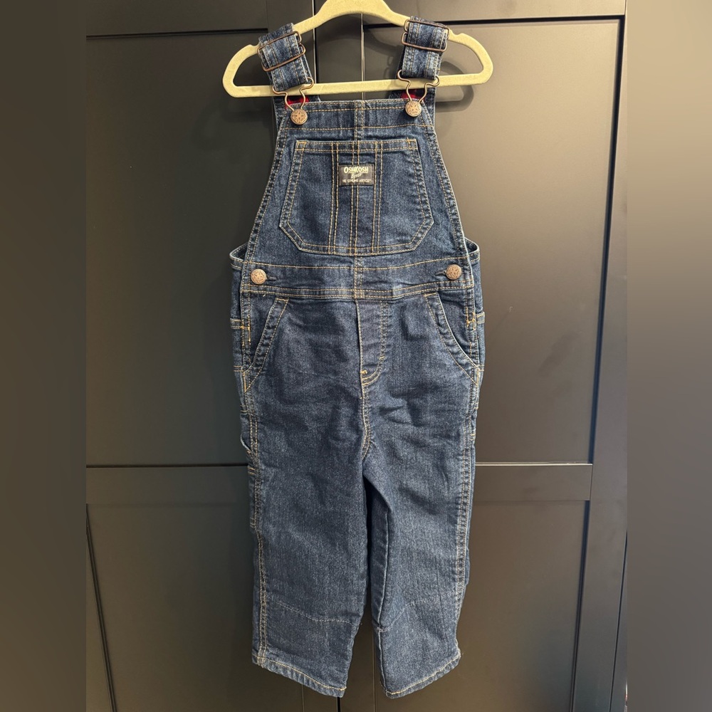OshKosh B’gosh 3T Denim boys overalls